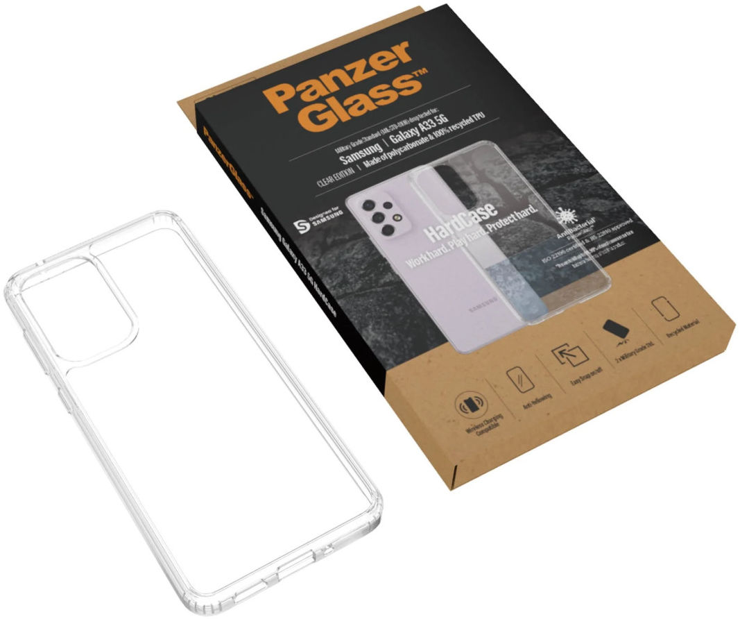 PanzerGlass HardCase Samsung Galaxy A33 Hoesje Back Cover Transparant afbeelding 5