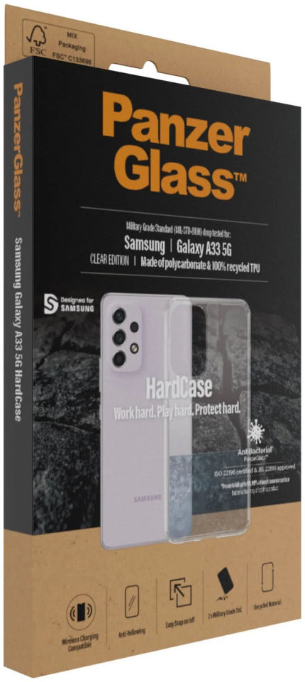 PanzerGlass HardCase Samsung Galaxy A33 Hoesje Back Cover Transparant afbeelding 8