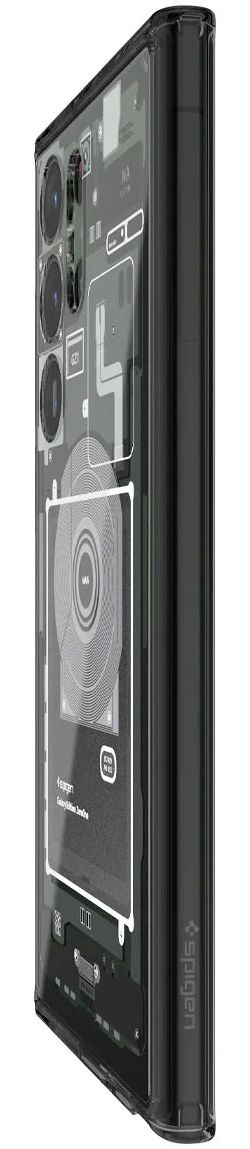 Spigen Ultra Hybrid Zero One Samsung Galaxy S23 Ultra Hoesje Grijs afbeelding 16