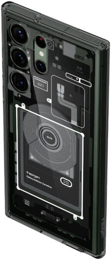 Spigen Ultra Hybrid Zero One Samsung Galaxy S23 Ultra Hoesje Grijs afbeelding 14
