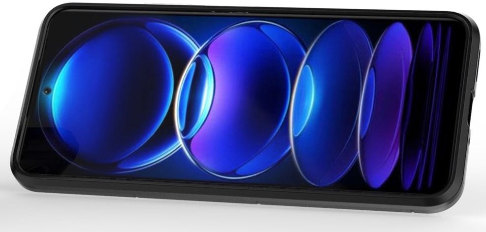 Xiaomi Redmi Note 12 5G / Poco X5 Hoesje Magnetische Kickstand Zwart afbeelding 3