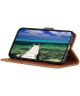 KHAZNEH Samsung Galaxy A54 Hoesje Retro Wallet Book Case Bruin