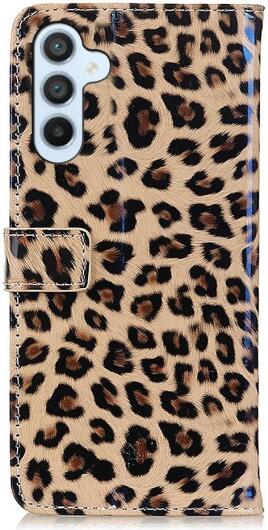 Samsung Galaxy A54 Hoesje Portemonnee Book Case Luipaard Print afbeelding 6