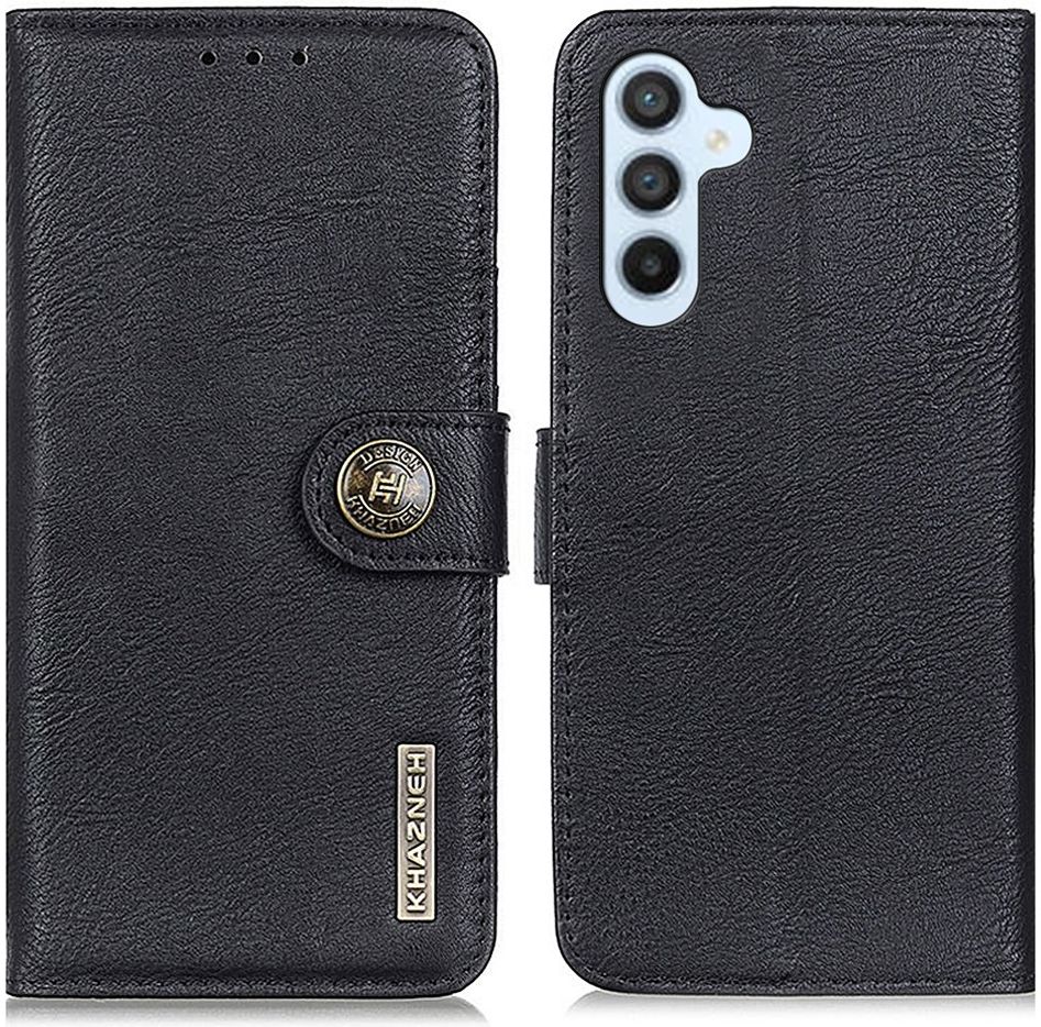 KHAZNEH Samsung Galaxy A34 Hoesje Portemonnee Book Case Zwart afbeelding 9