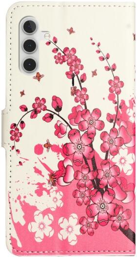 Samsung Galaxy A34 Hoesje Portemonnee Book Case Blossom Print afbeelding 4