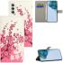 Samsung Galaxy A34 Hoesje Portemonnee Book Case Blossom Print afbeelding 5