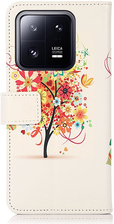 Xiaomi 13 Hoesje Portemonnee Book Case Tree Print afbeelding 6