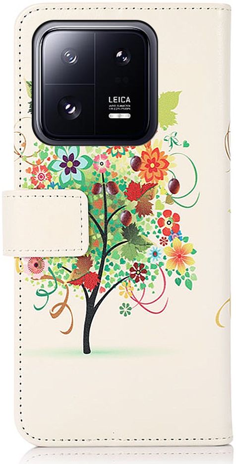 Xiaomi 13 Hoesje Portemonnee Book Case Flower Print afbeelding 6