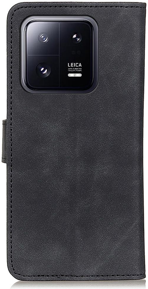 KHAZNEH Xiaomi 13 Pro Hoesje Retro Wallet Book Case Zwart afbeelding 9