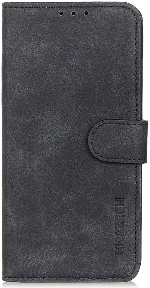 KHAZNEH Motorola Edge 40 Pro Hoesje Retro Wallet Book Case Zwart afbeelding 8