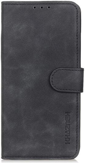 KHAZNEH Motorola Edge 40 Pro Hoesje Retro Wallet Book Case Zwart afbeelding 8