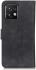 KHAZNEH Motorola Edge 40 Pro Hoesje Retro Wallet Book Case Zwart afbeelding 9