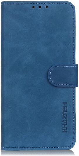 KHAZNEH Motorola Edge 40 Pro Hoesje Retro Wallet Book Case Blauw afbeelding 8