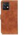 KHAZNEH Motorola Edge 40 Pro Hoesje Retro Wallet Book Case Bruin afbeelding 9