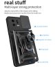 Xiaomi 13 Hoesje met Camera Slider en Kickstand Ring Blauw