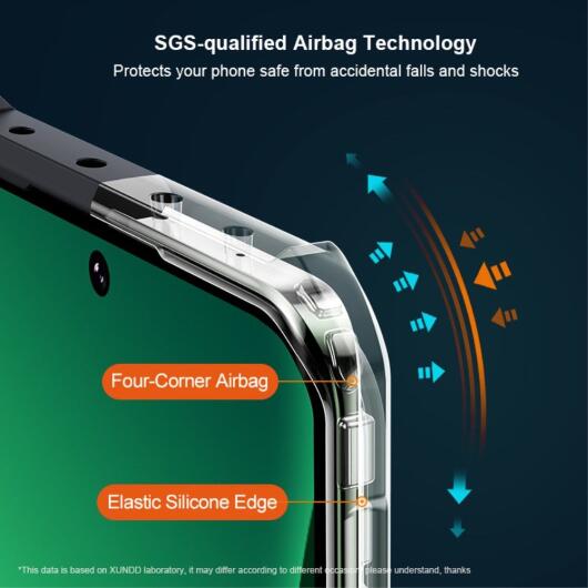 Xiaomi 13 Pro Hoesje Hybride Acryl Back Cover Transparant Zwart afbeelding 4