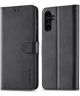 LC.IMEEKE Samsung Galaxy A34 Hoesje Portemonnee Book Case Zwart