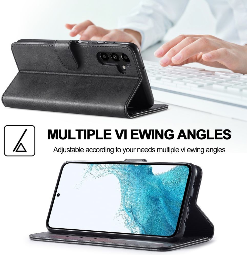 LC.IMEEKE Samsung Galaxy A34 Hoesje Portemonnee Book Case Zwart afbeelding 11