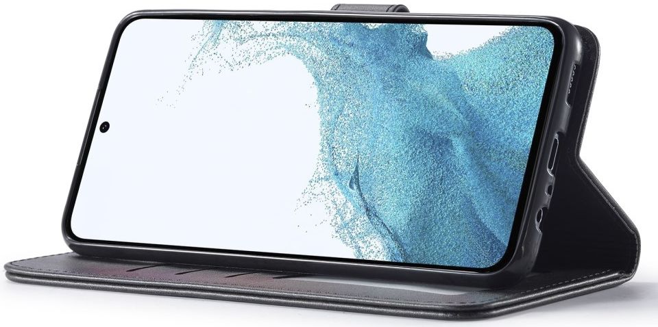 LC.IMEEKE Samsung Galaxy A34 Hoesje Portemonnee Book Case Zwart afbeelding 2