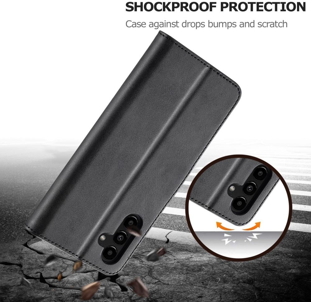 LC.IMEEKE Samsung Galaxy A34 Hoesje Portemonnee Book Case Zwart afbeelding 7