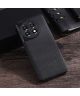 OnePlus 11 Hoesje met Stoffen Afwerking Back Cover Zwart