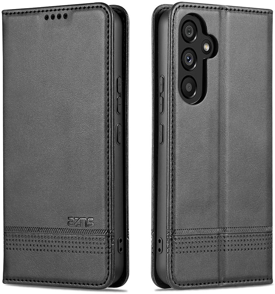 AZNS Samsung Galaxy A54 Hoesje Wallet Book Case Kunstleer Zwart afbeelding 8