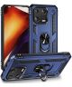 Xiaomi 13 Hoesje Magnetische Kickstand Back Cover Blauw