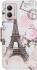 Motorola Moto G53 / G13 / G23 Hoesje Portemonnee Eiffeltoren Print afbeelding 5
