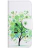 Motorola Moto G53 / G13 / G23 Hoesje Portemonnee Tree Print