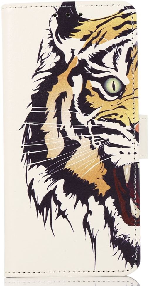 Motorola Moto E13 Hoesje Portemonnee Book Case Tijger Print afbeelding 5