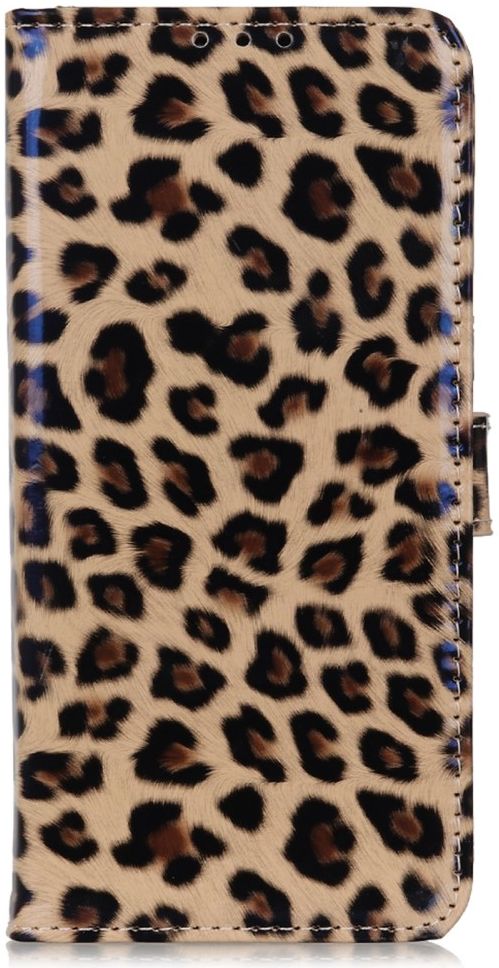 Motorola Moto E13 Hoesje Portemonnee Book Case Luipaard Print afbeelding 5