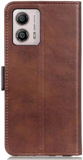 Motorola Moto G13 / G23 / G53 Hoesje Wallet Book Case Kunstleer Bruin afbeelding 7