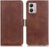 Motorola Moto G13 / G23 / G53 Hoesje Wallet Book Case Kunstleer Bruin afbeelding 2