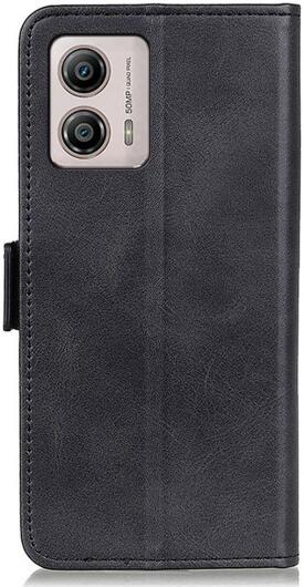 Motorola Moto G13 / G23 / G53 Hoesje Wallet Book Case Kunstleer Zwart afbeelding 7