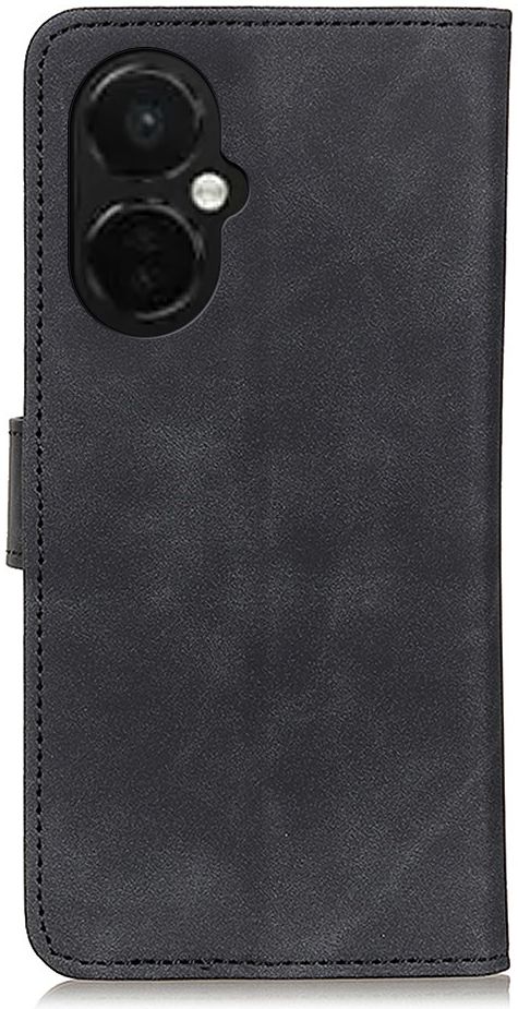 KHAZNEH OnePlus Nord CE 3 Lite Hoesje Retro Wallet Book Case Zwart afbeelding 9