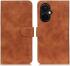 KHAZNEH OnePlus Nord CE 3 Lite Hoesje Retro Wallet Book Case Bruin afbeelding 2