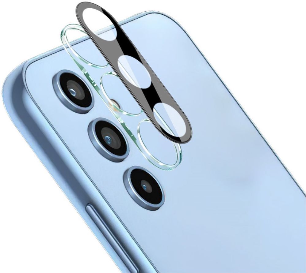 Imak Samsung Galaxy A54 Camera Lens Protector Zwart + Lens Cap Clear afbeelding 1