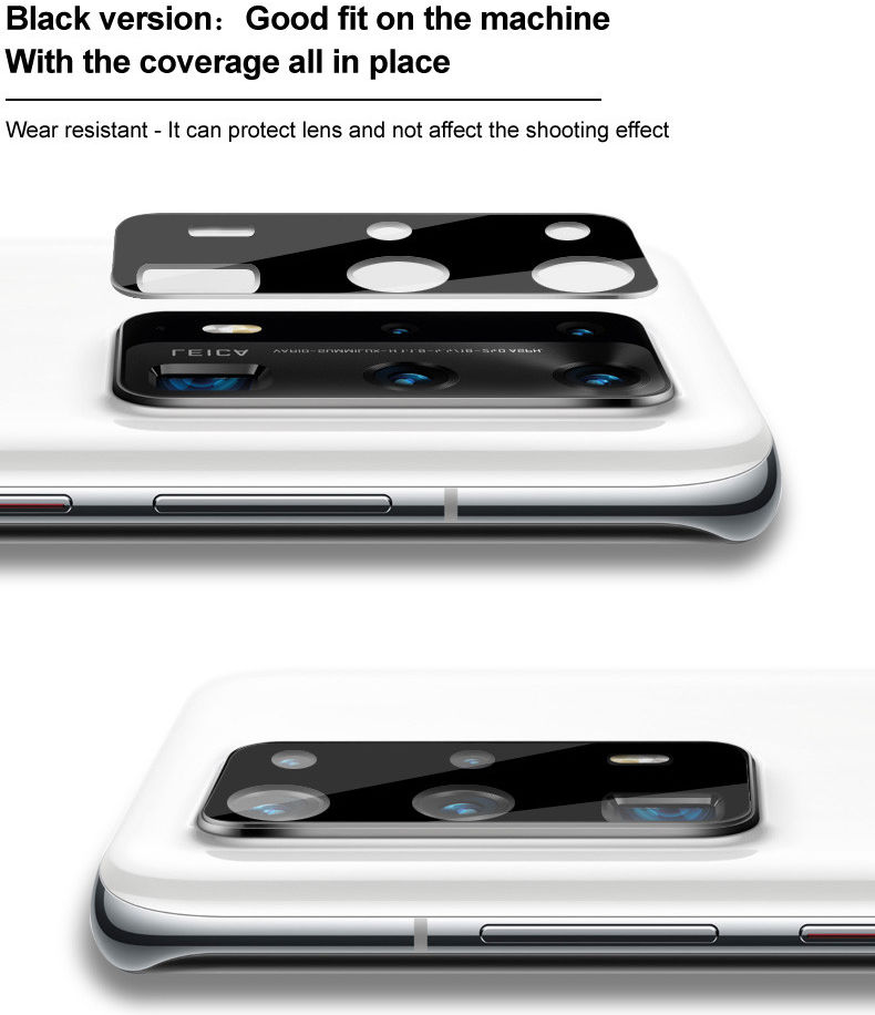 Imak Samsung Galaxy A54 Camera Lens Protector Zwart + Lens Cap Clear afbeelding 6