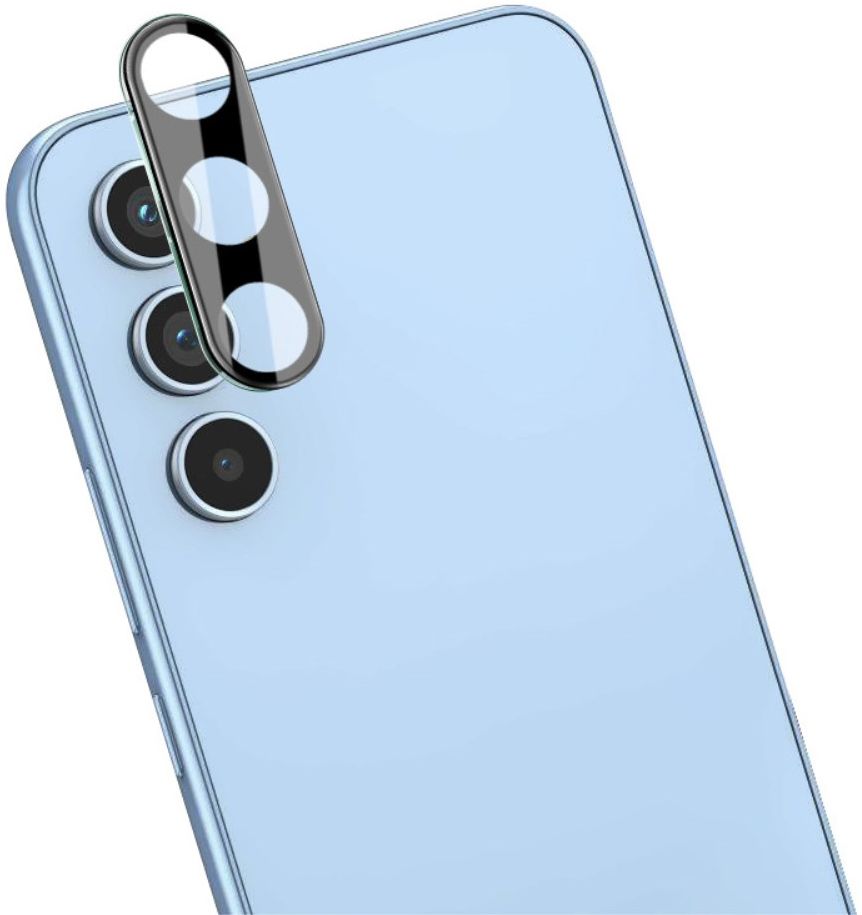 Imak Samsung Galaxy A54 Camera Lens Protector Zwart + Lens Cap Clear afbeelding 7