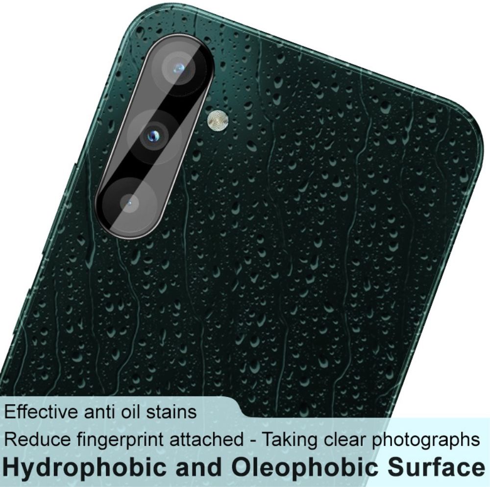 Imak Samsung Galaxy A34 Camera Lens Protector Zwart + Lens Cap Clear afbeelding 5