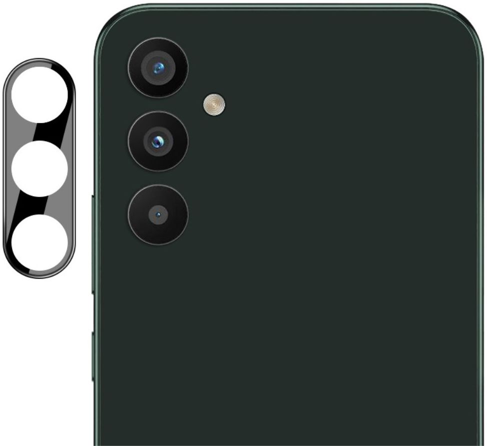 Imak Samsung Galaxy A34 Camera Lens Protector Zwart + Lens Cap Clear afbeelding 6