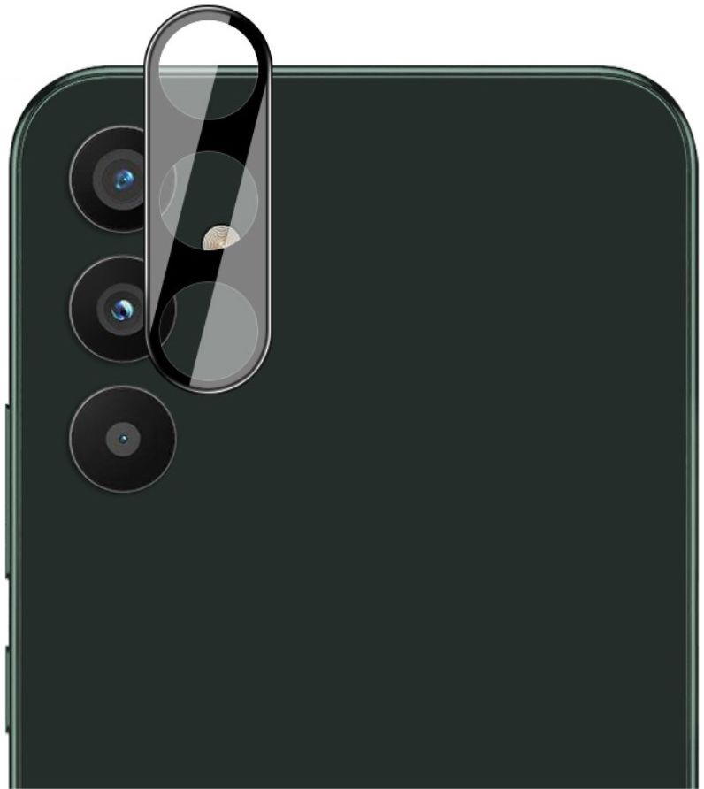 Imak Samsung Galaxy A34 Camera Lens Protector Zwart + Lens Cap Clear afbeelding 2