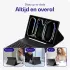 Buddi Zuna iPad 11 2025 / 10.9 2022 Hoes met QWERTY Toetsenbord Book Case Zwart afbeelding 4