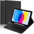 Buddi Zuna iPad 11 2025 / 10.9 2022 Hoes met QWERTY Toetsenbord Book Case Zwart afbeelding 2