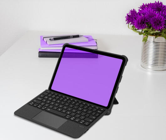 Buddi Thorn iPad Air (2022/2020) Hoes met QWERTY Toetsenbord Book Case Zwart afbeelding 9