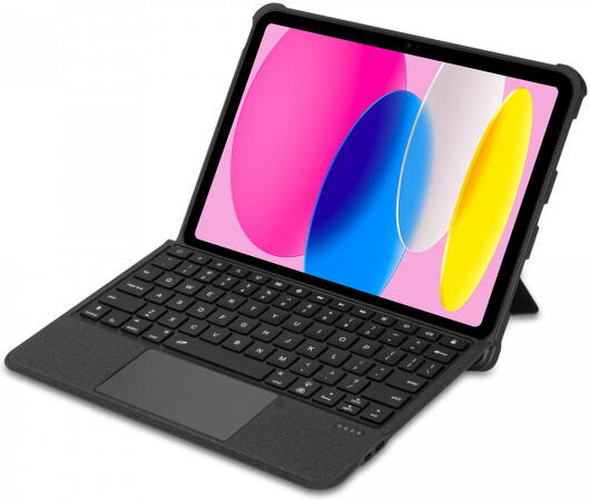 Buddi Thorn iPad 11 2025 / 10.9 2022 Hoes met QWERTY Toetsenbord Book Case Zwart afbeelding 6