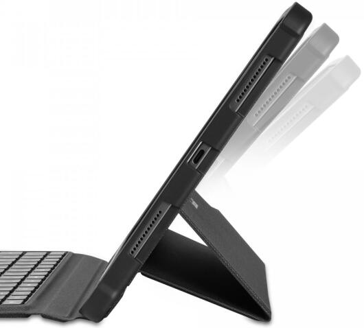 Buddi Thorn iPad 11 2025 / 10.9 2022 Hoes met QWERTY Toetsenbord Book Case Zwart afbeelding 7