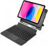 Buddi Thorn iPad 11 2025 / 10.9 2022 Hoes met QWERTY Toetsenbord Book Case Zwart afbeelding 1