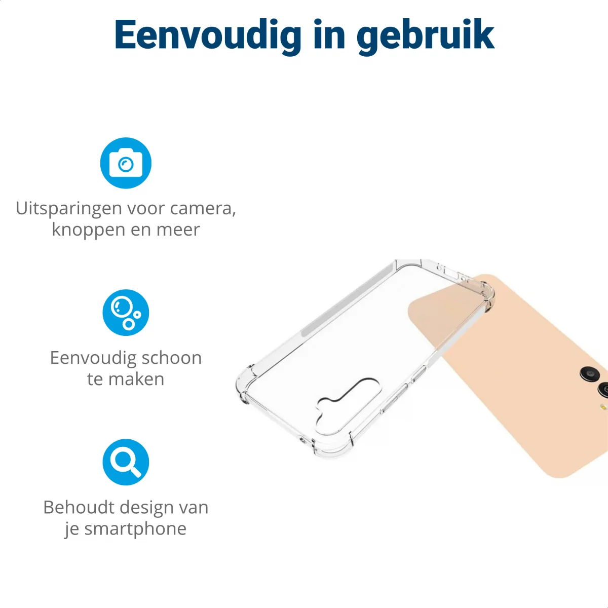 Samsung Galaxy A34 Hoesje Schokbestendig en Dun TPU Transparant afbeelding 6