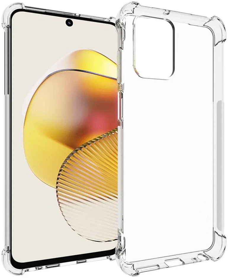 Motorola Moto G73 Hoesje Schokbestendig en Dun TPU Transparant afbeelding 1